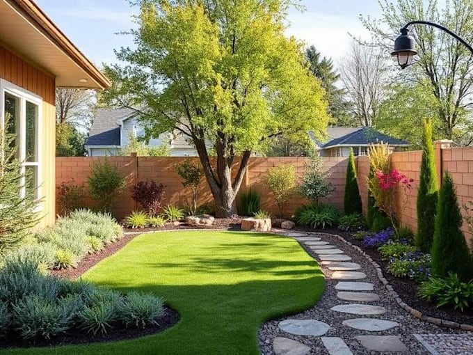 design landscape, interior, front yards and backyards