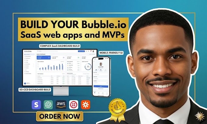 Build your bubble app or bubble io mvp saas web app as a bubble ...