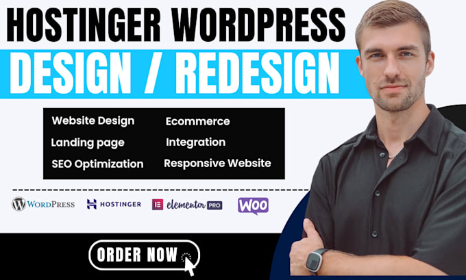 build hostinger website design and redesign hostinger wordpress website design