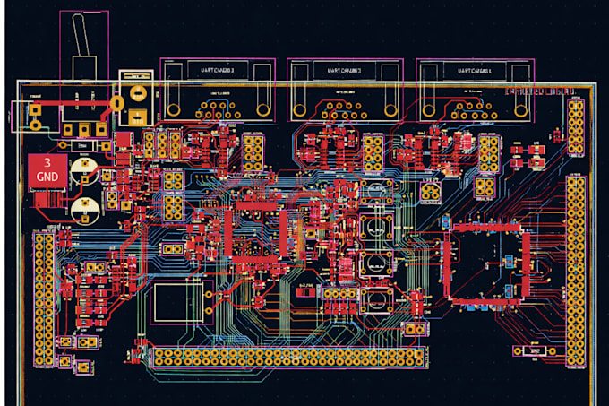 design pcb and schematic using kicad