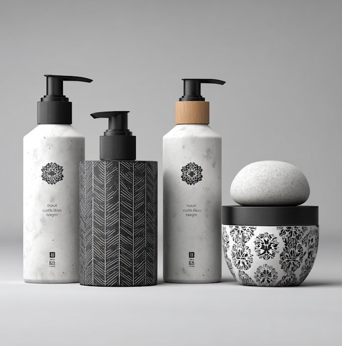 create premium packaging design, cosmetic label design and cosmetic packaging
