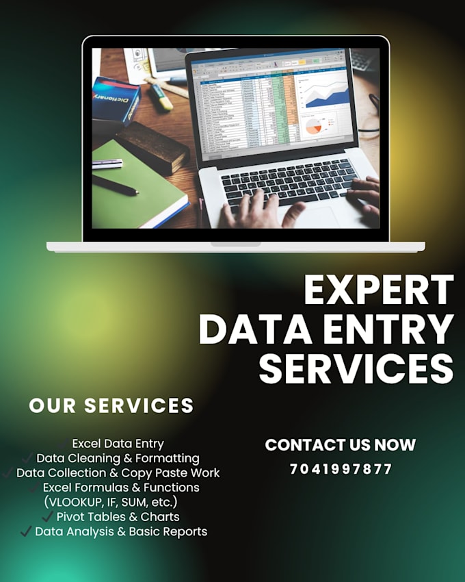 handle data entry tasks