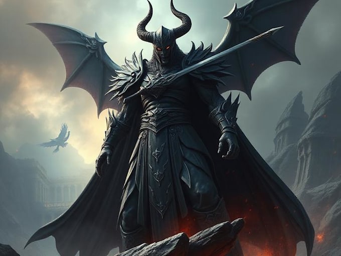 shape stunning dnd fantasy rpg character paintings with cosmic elements