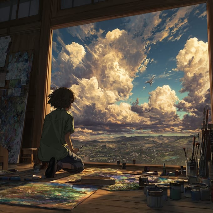 design highest quality anime art drawing