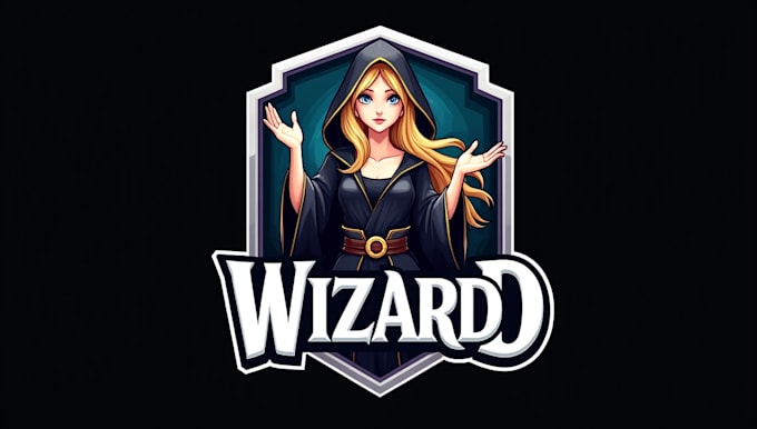 design realistic wizard grill logo with express delivery
