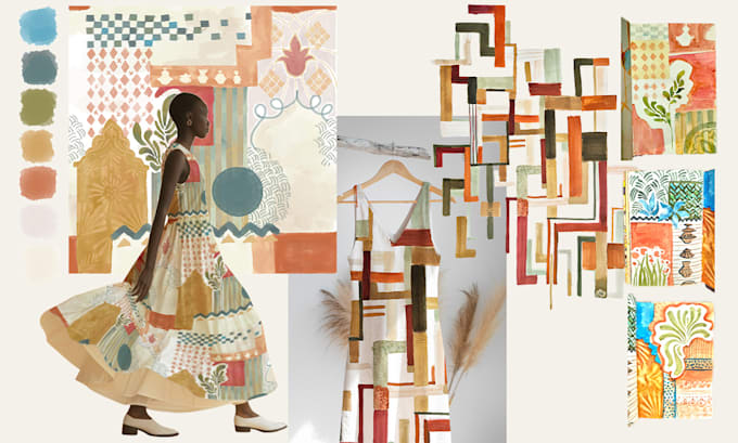 design seamless patterns or placement prints