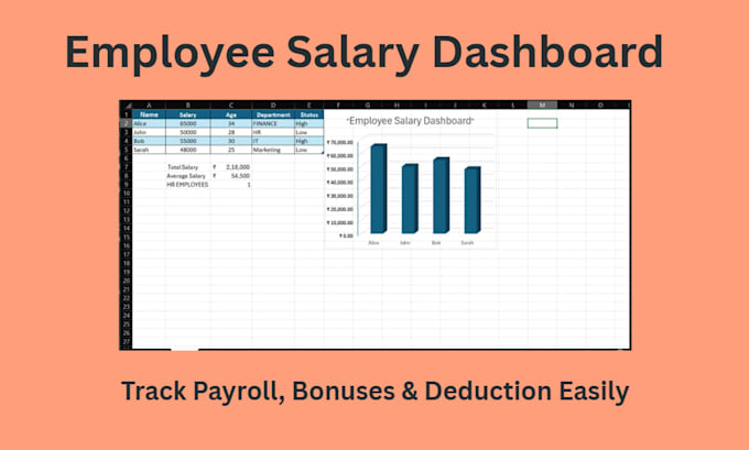 create a simple excel sales and expense tracker dashboard for your business