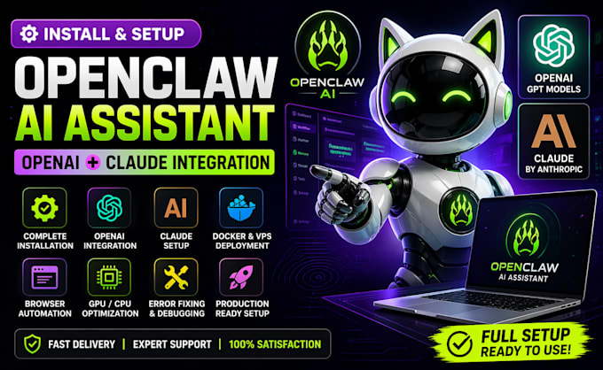 install and setup your openclaw ai assistant openai for openclaw setup claude