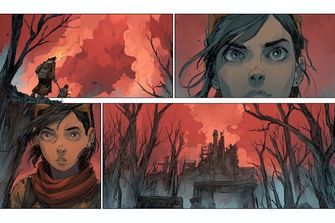 design custom comic book artwork