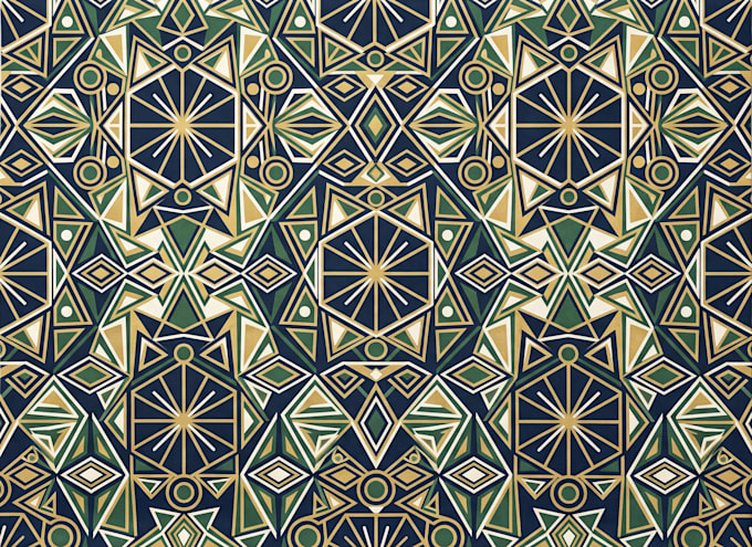 design abstract vector geometric seamless patterns