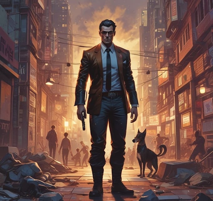 create ai comic book, illustrations any style