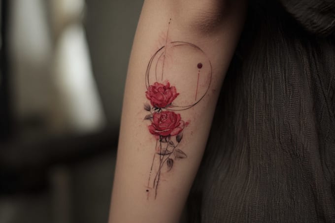 create professional tattoo design in realism style