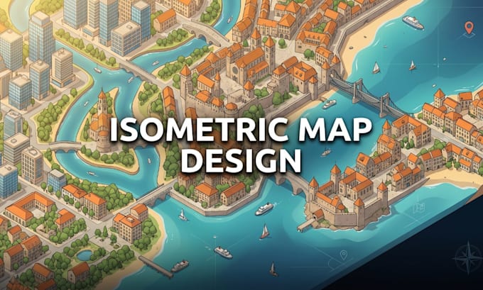 design isometric 2d game map tilemap tileset rpg pixel map and game assets pack