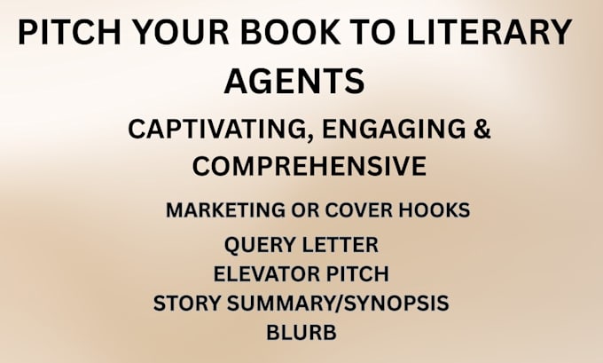 write book pitch, elevator pitch, query letter, synopsis to approve your book