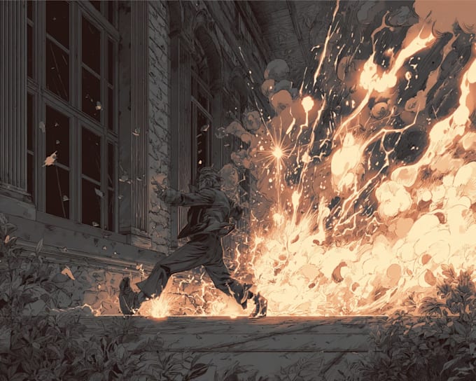 illustrate professional comic characters and scenes