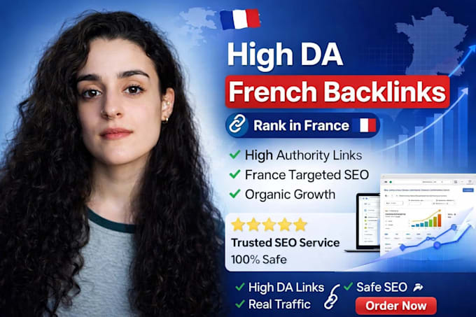 create high ranking  backlinks for french websites