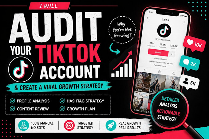 audit your tiktok account and create a viral growth strategy