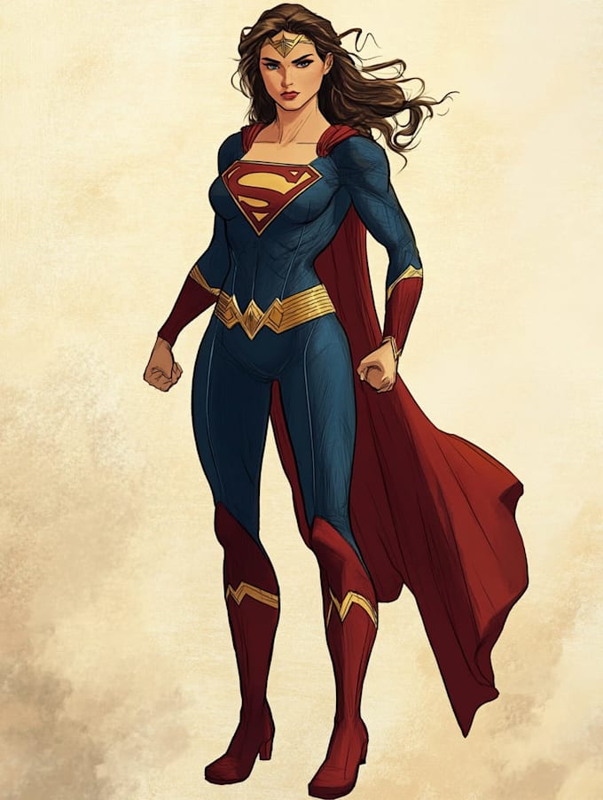 superhero character for comics
