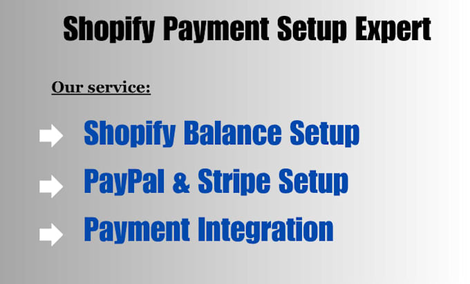 set up shopify payments, payouts, and balance correctly