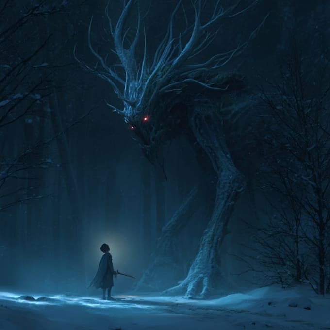draw creepy horror illustrations