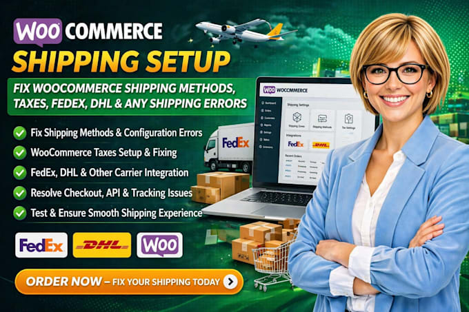 fix wordpress shipping methods woocommerce taxes, fedex dhl any shipping errors