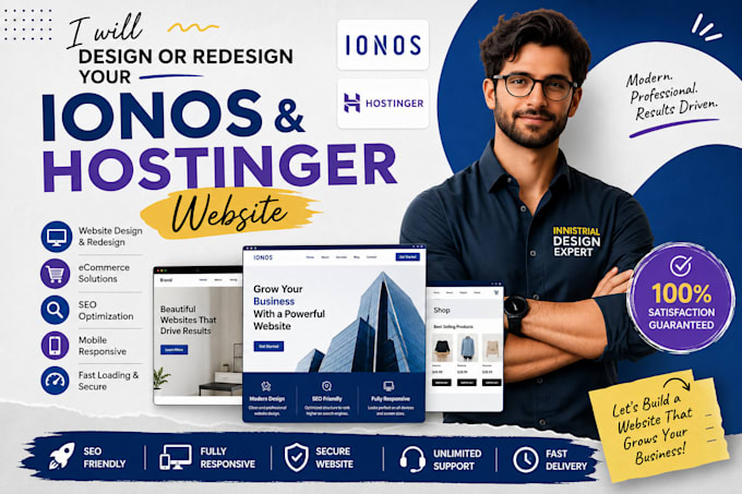 design ionos website redesign hostinger website ionos site SEO and ecommerce