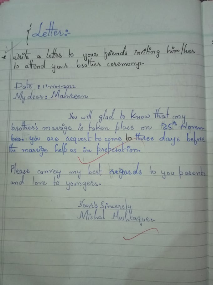 write neat handwritten notes and assignments