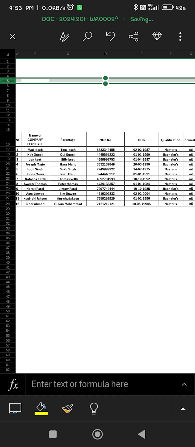 do data entry, excel work and copy paste accurately