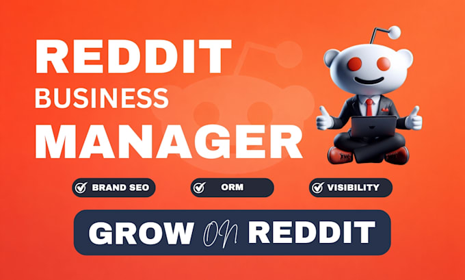 be your social media manager, brand orm with reddit seo post