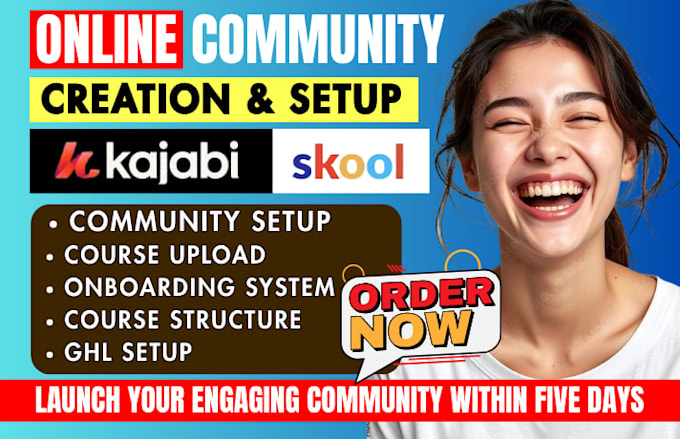 setup skool community, ghl kajabi, membership growth course structure