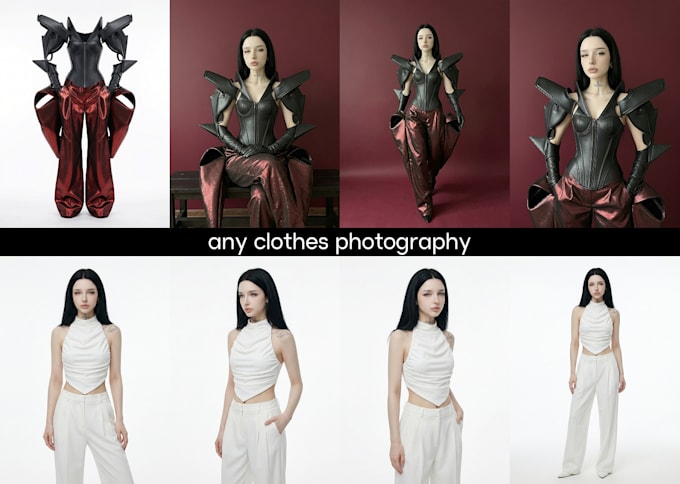 create a high quality, realistic ai photoshoot