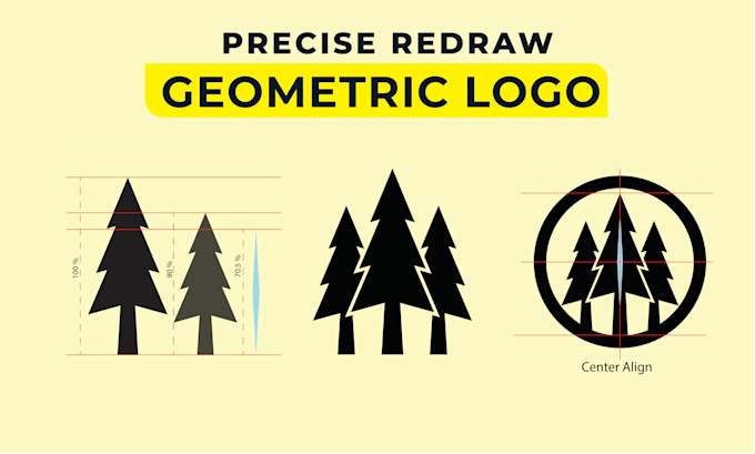 recreate your logo with precise geometric construction