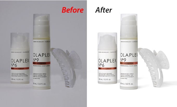 cut out images, remove glare, reflection and product photo editing