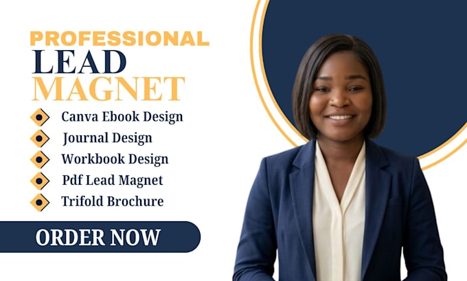 lead magnet, journal design, workbook design, trifold brochure, pdf lead magnet