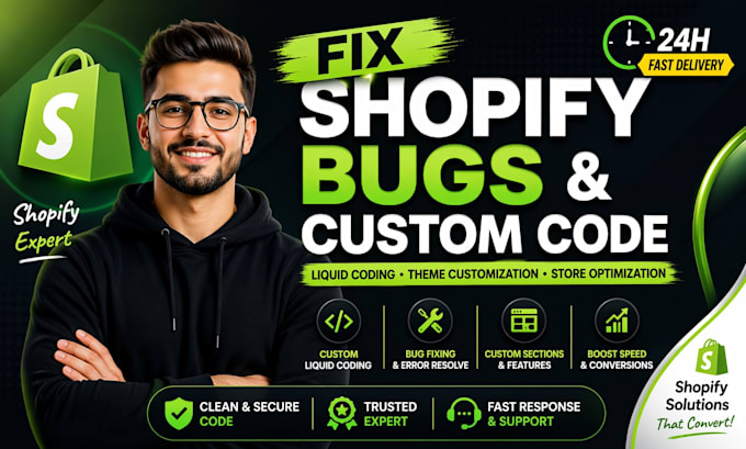 fix shopify bugs shopify custom liquid coding custom theme developer features