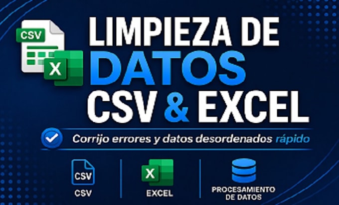 clean and fix your CSV or excel file
