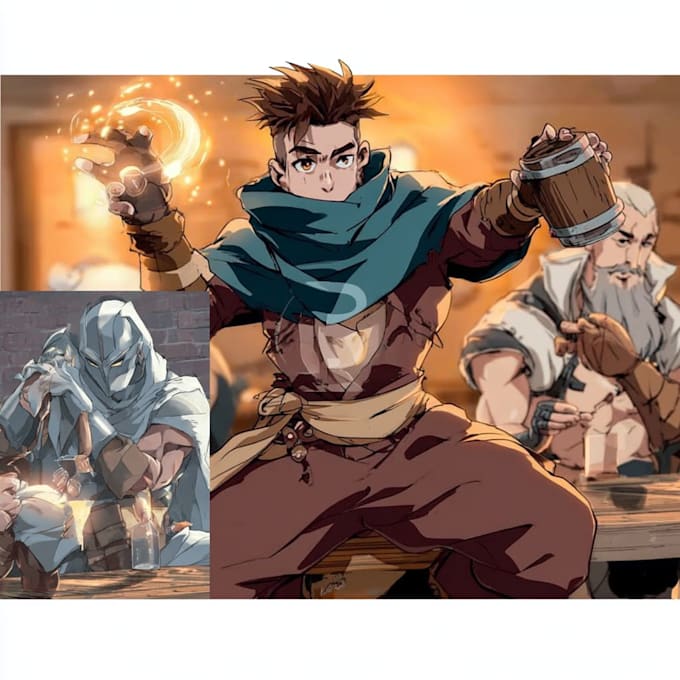 do an anime or comic character