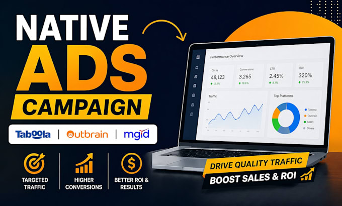 create and optimize native ads campaign taboola outbrain mgid for conversion
