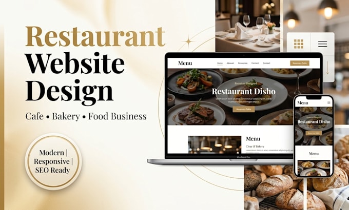 design a stunning restaurant cafe or bakery website that boosts your online sale