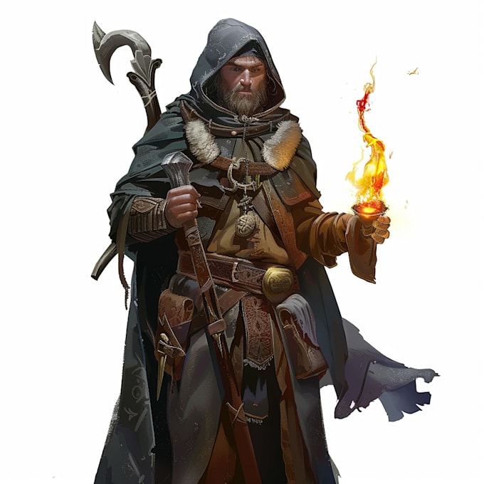 illustrate dnd character illustration