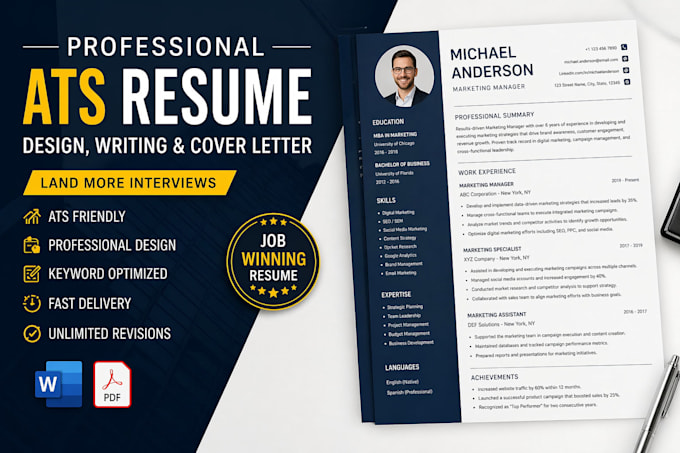 do professional CV, resume design