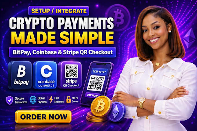 set up bitpay, coinbase, crypto currency, stripe, qr code payment gateway
