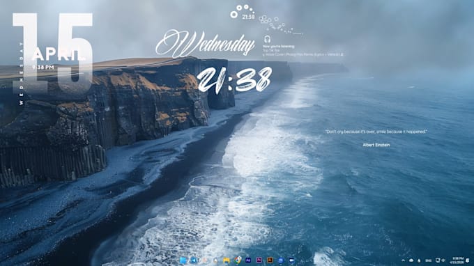 create many custom wallpaper templates for your desktop