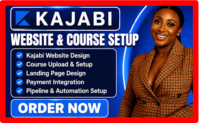 setup kajabi website design kajabi course kajabi sales funnel landing page setup