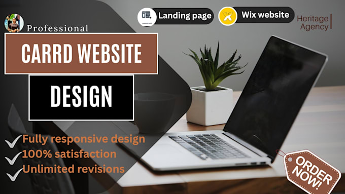 redesign carrd website design carrd landing page design