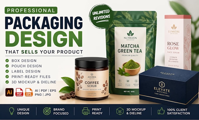 do brand product packaging box design, custom mailer box, gift box in 24hours