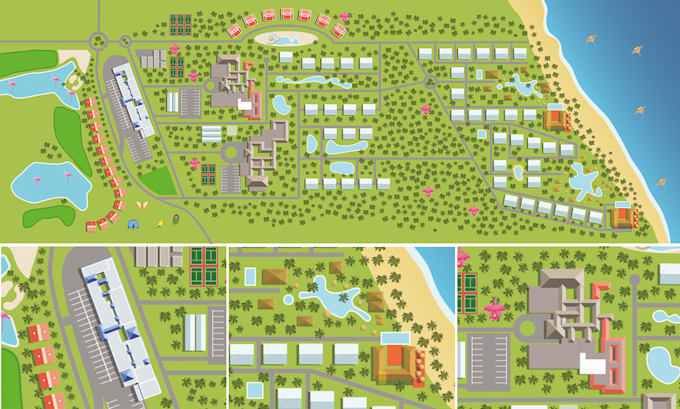 create a custom top down map for your project