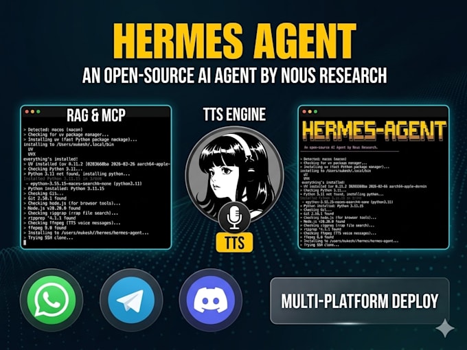 install and setup hermes ai agent on your vps
