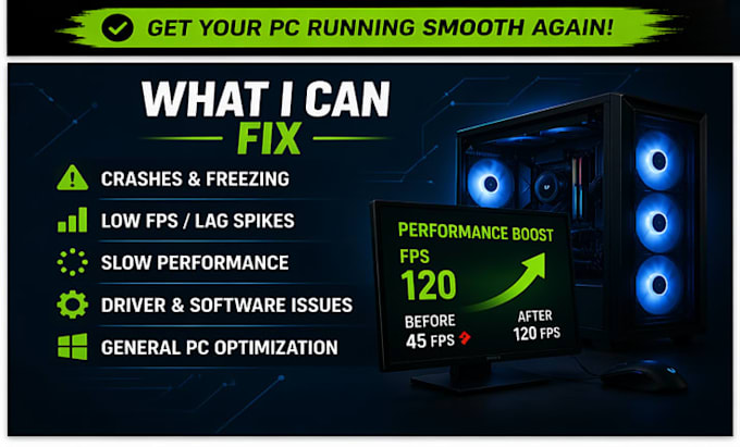 fix your PC crashes, lag, and gaming performance issues
