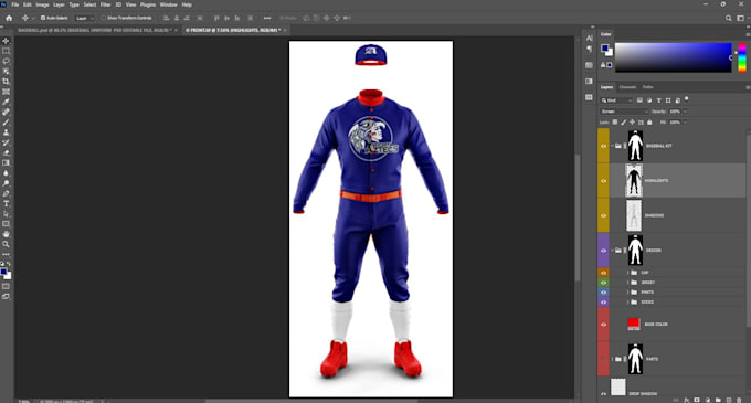 create professional baseball mockups for your brand